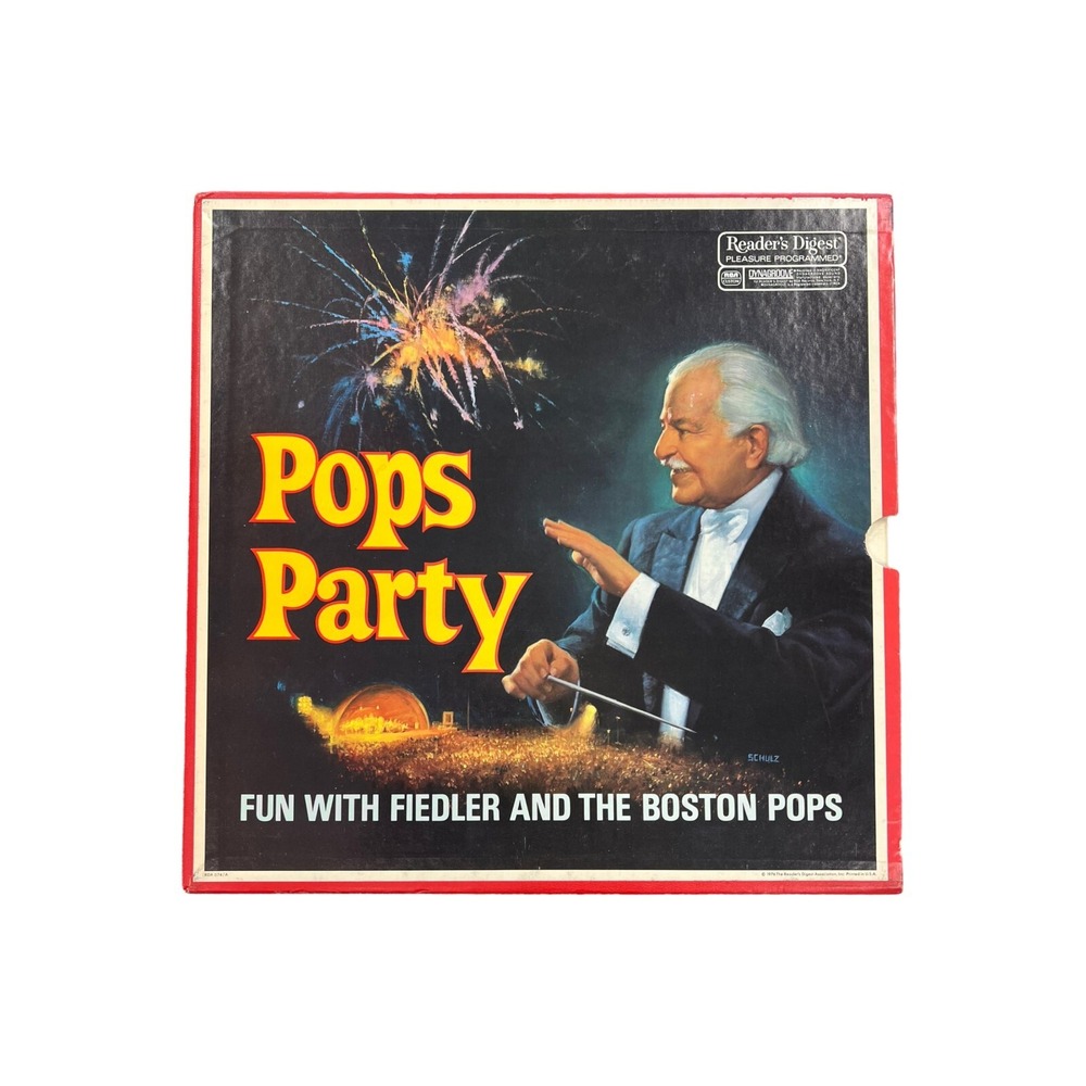 "Pops Party: Fun With Fiedler And The Boston Pops"12” Vinyl Record LP Box Set NM